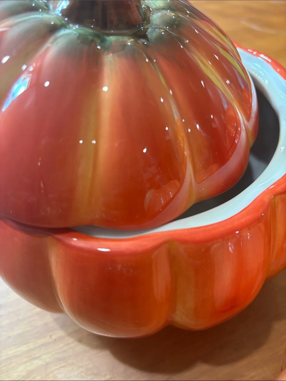 🆕 Lot of 2Ceramic Pumpkin Cookie Jars & Jack-O'-Lantern Candle Holder